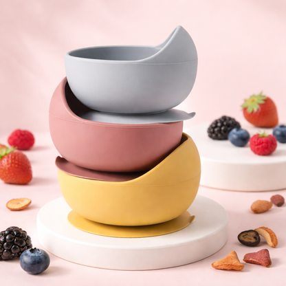 CrescentNest Silicone Feeding Set | 8 Piece